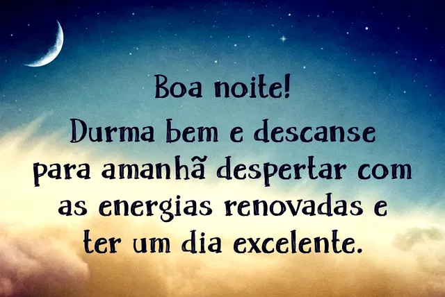 Mensagem de Boa Noite